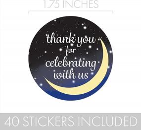 img 2 attached to Express Love And Appreciation With 1.75 In Thank You Stickers - 40 Labels