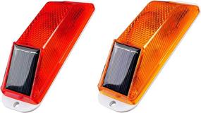 img 4 attached to Сигнальное световое устройство для автомобиля "Car Alarm Light" 2 шт. Солнечная вспышка Сигнальный светильник Чувствительная аварийная светодиодная лампа, очень яркая, влагозащита IP54, беспроводное управление освещением, маяк баррикады строительства, дорожные знаки безопасности (красный