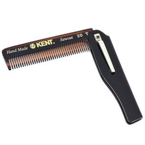 img 4 attached to 🖐️ Kent 20T Handmade Folding Pocket Comb: Fine Tooth Hair Care for Men, Styling and Grooming Tool, Made in England