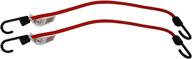 🔴 highland (9232400) red bungee cord, 24 inch - pack of 2 logo