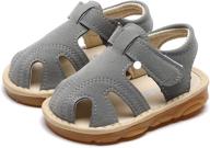 lafegen sandals suqeaky closed toddler boys' shoes : sandals логотип