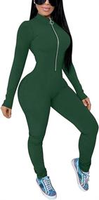 img 2 attached to XXTAXN Womens Bodycon Jumpsuit Rompers Women's Clothing ~ Jumpsuits, Rompers & Overalls