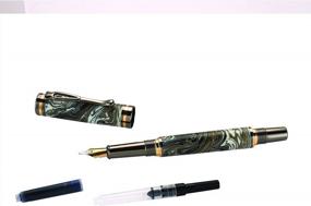 img 2 attached to WOODRIVER Kojent Fountain Pen Kit, Cobalt Gold And Gunmetal