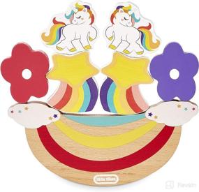 img 4 attached to 🦄 Enhanced Developmental Balancing Toy: Little Tikes Wooden Critters Unicorn