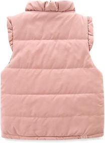 img 3 attached to Lightweight Cute Floral Vests Outerwear for Little Girls in Mud Kingdom