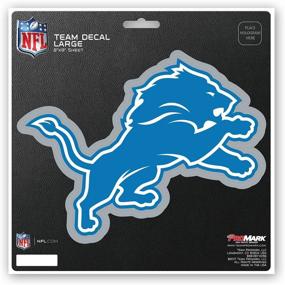 img 1 attached to NFL Detroit Lions Unisex Decal Die Cut, Team Color, 8x8