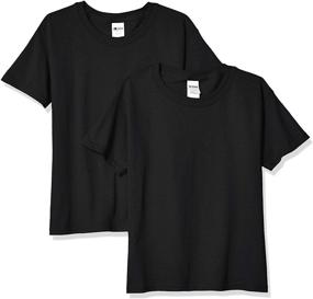 img 2 attached to 👕 Gildan Heavy Cotton Boys' 2-Pack T-Shirt Set - Tops, Tees, and Shirts for Boys' Clothing