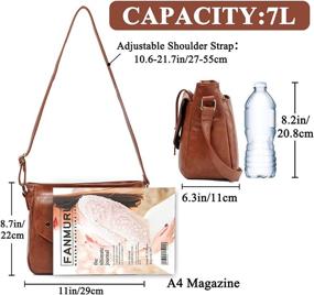 img 2 attached to 👜 Stylish and Durable Crossbody VASCHY Handbags - Shoulder Women's Handbags & Wallets with Water-Resistant Features