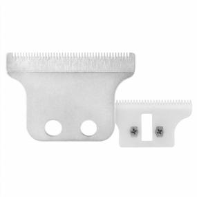 img 4 attached to Wahl Detailer Trimmer Blade Replacement - Adjustable Double Wide Blade #2215, Compatible With Corded And Cordless Models, With Ceramic And Silver Coating - 5 Star Series Detailer 8081