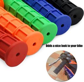 img 2 attached to Hunter-Bike Motorcycle Handlebar Grips Soft Rubber 7/8&#34