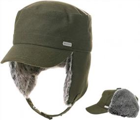 img 4 attached to Jeff & Aimy Unisex Winter Elmer Fudd Earflap Trapper Hunting Ski Hat Baseball Cap: 54-62CM