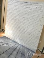 img 1 attached to HUAYI 5'X10' Vinyl Backdrop Photo Studio Pictures Home Decoration DIY Food Background Brick Wood Floor D-2504 review by Kyle Deel