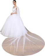 elliehouse tulle shoulder bridal wedding women's accessories : special occasion accessories logo