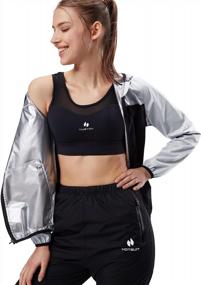 img 4 attached to Sweat More, Burn More: Women'S HOTSUIT Sauna Suit For Intense Gym Workouts And Effective Fat Burning