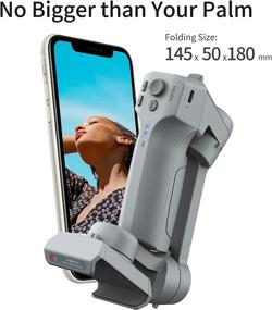 img 3 attached to 📷 MOZA Mini-MX Smartphone Gimbal: Small Palm-sized Stabilizer for iPhone & Android – Fast Tracking, Gesture Control & Ideal for Vlogging, YouTube Live Video