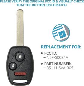 img 1 attached to Keyless2Go Keyless Replacement Vehicles N5F S0084A Interior Accessories