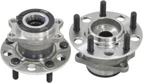 img 4 attached to MAYASAF 512333 Rear Wheel Hub Bearing Assembly for Dodge Caliber and Jeep Compass/Patriot (2 Pack, 4X4 4WD Only, 2007-2017 Models)