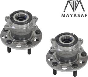 img 3 attached to MAYASAF 512333 Rear Wheel Hub Bearing Assembly for Dodge Caliber and Jeep Compass/Patriot (2 Pack, 4X4 4WD Only, 2007-2017 Models)