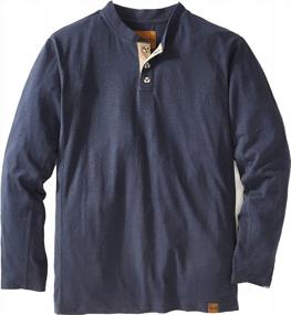 img 4 attached to Мужские рубашки Flex-Fit Venado Henley с длинным рукавом - удобные и стильные мужские рубашки Henley из эластичного материала