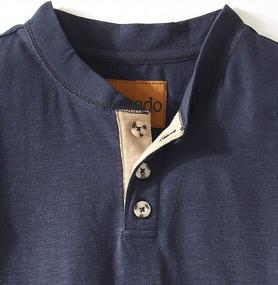img 3 attached to Мужские рубашки Flex-Fit Venado Henley с длинным рукавом - удобные и стильные мужские рубашки Henley из эластичного материала