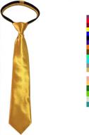 pre-tied satin boys tie - cangron necktie for boy toddler with giftbox logo