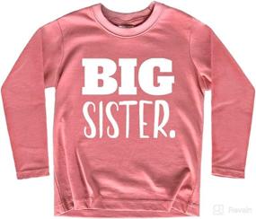 img 4 attached to 🎉 Promoted to Big Sister Shirt - Big Sister Announcement Toddler Shirts for Girls