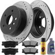 upgrade your braking system with motorbymotor rear brake rotors & pads kit - perfect fit for lexus es models and toyota avalon & camry - includes dot4 fluid and cleaner logo