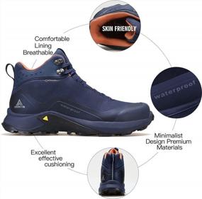 img 1 attached to Conquer Any Terrain With HUMTTO'S Waterproof Men'S Hiking Boots