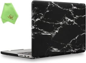 img 4 attached to Стильно защитите свой MacBook Pro с помощью жесткого чехла UESWILL с мраморным узором, совместимого с дисплеем Retina (модель A1502/A1425)