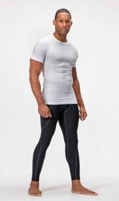 img 3 attached to Men'S Short Sleeve Compression Shirts - Set Of 3 For Athletic Performance And DevOps