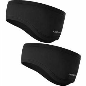 img 4 attached to 2-Pack Ear Warmer Headband for Women and Men by The Friendly Swede - Ultimate Outdoor Essential for Cycling, Hiking, Running - Ear Covers and Liner for Helmets
