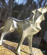 img 1 attached to Exotic Artwork: Hand-Crafted Panther Sculpture For Modern Home Decor By FJWYSANGU review by Joshua Beaule