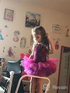 img 1 attached to Cute and Charming: Meeyou Little Girls' Flower Ovelay Ballet Tutu Dress review by Kari Reynolds