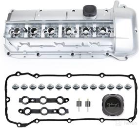 img 4 attached to High-Quality Aluminum Valve Cover Kit: Enhance Your BMW E46 E39 E60 E83 🔧 E53 X5 X3 325CI 325I 325XI 330CI 330XI 525I 530I 330i Z4 with OE 11127512839