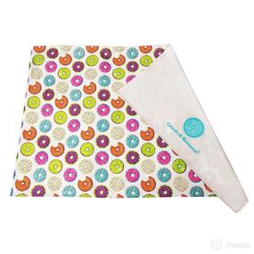img 4 attached to 🍩 Charlie Banana Premium Cotton Reusable Changing Pad with Ultra-Soft Feel – Delicious Donuts Design