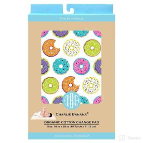 img 2 attached to 🍩 Charlie Banana Premium Cotton Reusable Changing Pad with Ultra-Soft Feel – Delicious Donuts Design