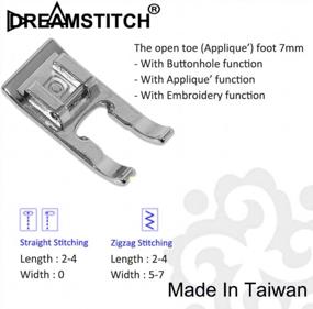 img 3 attached to DreamStitch Appliqué Presser Foot by Babylock - Model 718 7313W