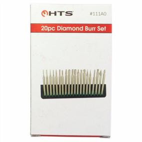 img 2 attached to Precision Crafting Made Easy With HTS 111A0 Diamond Burr Set - 20 Piece Set With 1/8In Shank And 150 Grit