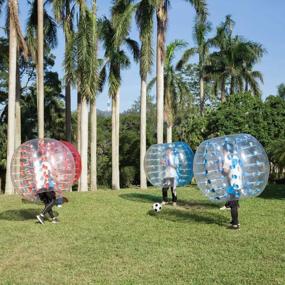 img 3 attached to 5 FT Body Bumper Bubble Soccer Ball For Kids And Adults - Boost Your Fun With 1 Pack Of Zorb Ball