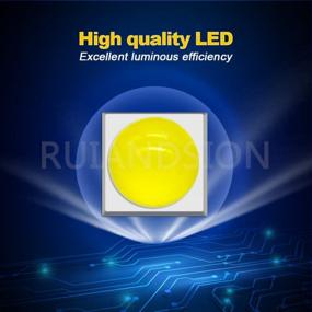 img 2 attached to 10-Pack Ruiandsion T10 194 LED Bulbs For Car Interior Dash Gauge License Plate Lights