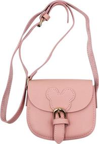 img 3 attached to Little Leather Crossbody Shoulder Toddler Women's Handbags & Wallets - Crossbody Bags