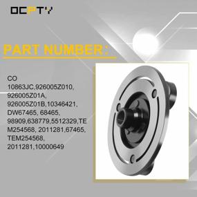 img 1 attached to Compatible A/C Compressor Clutch Kit For Murano & Quest 3.5L (03-09) By OCPTY CO 10863JC
