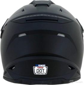 img 1 attached to 🔲 AFX FX-41 Helmet (Medium) - Sleek and Stylish Flat Black Design