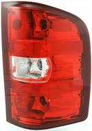 🔴 rear tail light passenger side gm2801207 for 2007-2013 chevy silverado 1500, 2500, and 3500 (replaces 25877455) логотип