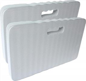 img 4 attached to EVA Soft Kneeling Pad 2 Pack - Grey Thick Cushion For Gardening, Yoga, Baby Bath And Home Cleaning.