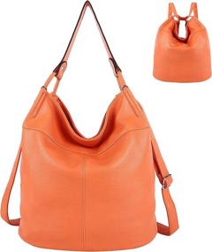 img 4 attached to Handbags Crossbody Shoulder Convertible Backpack Women's Handbags & Wallets : Fashion Backpacks