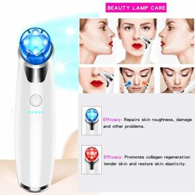 img 1 attached to Pink Electric Blackhead Remover Vacuum With 5-Speed Adjustability And 5 Suction Heads, Beauty Lamp Treatment For Facial Skin - Perfect Blackhead Remover Tool