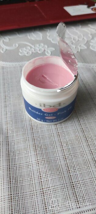 img 2 attached to IBD gel LED/UV Builder Gel constructing camouflage, 56 ml, pink II review by Ma En ᠌