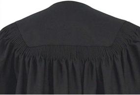 img 1 attached to IvyRobes Unisex Black Plymouth Clergy Robe - A Premium Choice For Judges & Pulpit Use