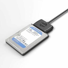 img 1 attached to Efficient Data Transfer And Storage With SNANSHI SATA To USB C Adapter For Hard Drives And SSDs